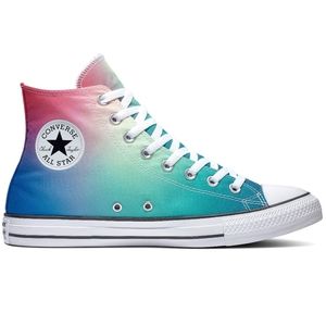 CONVERSE NWOT OMBRE PSYCHEDELIC HighTop SizeM10W12